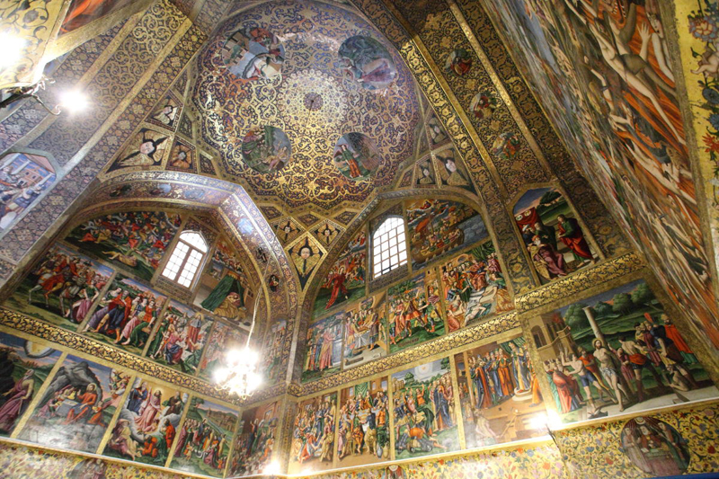 vank_cathedral_interior_new جاذبه های دیدنی ایران