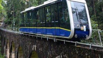 راه‌اندازی قطار فونیکولار در همدان