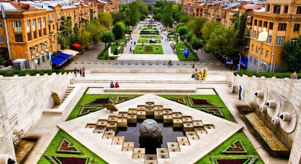 cascade yerevan کاسکاد ایروان (هزار پله ایروان)