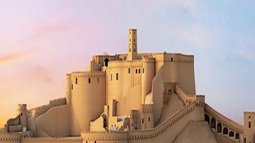 ارگ بم در شب